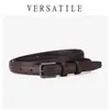 Cinturón Personalizado para Mujer, Versátil Cinturón Decorativo Negro, Cinturón de Jeans de Alto Gama con Nuevo Diseño de Nicho para Mujer