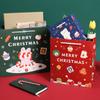 Bolsa de regalo navideña con dibujos animados, bolsa de regalo navideña de alta gama, bolsa para empaquetar bocadillos, galletas y dulces de manzana para Nochebuena.