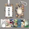 Temporada de Regreso a Clases Anime Totoro Tarjetero Llavero Insignia de Trabajo Tarjeta de Comida Autobús Estudiantil Metro Control de Acceso ID Tarjeta de Campus