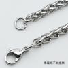 Accesorios de Cadena de Acero Inoxidable Transfronterizo Unisex Colgante Clavícula Cadena a Juego Cadena Cesta de Flores Europea y Americana Collar Quilla de Acero Titanio