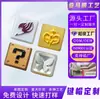 Fabricante de Teclas de Metal em Liga de Zinco Personalizadas de Alto Acabamento Periféricos Bidimensionais Periféricos de Computador Teclas de Teclado Mecânico
