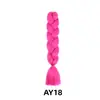 Pelucas de Rastas de Fibra Sintética para Comercio Exterior al por Mayor, Extensiones de Cabello Largo Teñido Degradado para Mujer, Trenzas de Cabello, Trenzas Africanas Gruesas