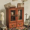 Caixa de Armazenamento de Mesa Retrô Armário de Armazenamento de Brinquedos de Madeira Gaveta Cosméticos Escritório Prateleira de Armazenamento de Mesa de Madeira