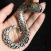 Pulseira Original em Formato de Cobra para Homens, Tendência Ins, Estilosa Dominadora, Pulseira e Design de Pulseira de Qualidade da Coleção Retro do Zodíaco