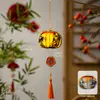 Colgante de Linterna de Caqui del Festival de Mediados de Otoño Nuevo Estilo 2026 Linterna de Flores Luminosa de Mano para Niños Decoración de Escena Exterior