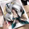 70 Lenços de Seda, Lenços Quadrados Pequenos, Moda Coreana de Luxo, Lenços Versáteis Profissionais de Seda Sintética, Lenços de Seda com Estampa Retrô para Mulheres