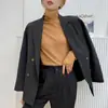 Camisa Básica de Color Sólido Otoño 2026 Estilo Coreano Casual Camiseta Fina de Manga Larga con Forro Polar Top Ajustado para Mujer Suministro Transfronterizo