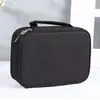 Bolsa de armazenamento portátil multifuncional de grande capacidade com 72 compartimentos para uso transfronteiriço, para estudantes e estudantes de arte armazenarem lápis de cor, pincéis e material de papelaria