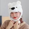 Sombrero Caliente Transfronterizo de Felpa de Dibujos Animados Sombrero de Gato KT de Dibujos Animados Atrezzo Mujer Rosa Kawaii Sombrero Cálido