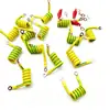 Fio espiral de expansão de mola PU de cor dupla amarelo-verde de núcleo único de aterramento 1 núcleo 0,5/0,75/1/1,5 mm² Guangdong