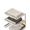 Estante para Colocar Router Estante de Almacenamiento Caja de Almacenamiento de Escritorio Soporte para Decodificador de TV Multicapa Pequeño