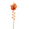 Decoração de Palito Série Abóbora Engraçada de Halloween Festa Criativa Colorida Decoração de Palito Espiral Acessórios Atacado
