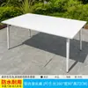 Mesa de Patio Exterior Balcón Casual Mesa de Comedor Simple Mesa de Café Pequeña para Exteriores Mesa Individual de Jardín Terraza Exterior