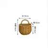 Nueva Cesta de Almacenamiento Tejida de Ratán Cocina Jengibre Ajo Cesta de Pared Baño Lavabo Estante de Almacenamiento Colgante Decorativo