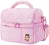 Bolsa Térmica Acolchada de Algodón Espacial Transfronteriza Rpet Bolsa de Almuerzo de Algodón Acolchado Tendencia Nacional Rpet Bolsa Bento Rellena de Plumón Fábrica de Personalización