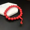 Pulsera de cuentas redondas de cera sintética, cuentas Joker, joyería para hombre, novia, cuerda de 9 mm con 21 cuentas, cuerda para la mano, regalo