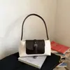 Bolso tipo baguette de nicho súper popular para otoño e invierno, nuevo estilo 2026 para mujer, moderno, para ir al trabajo, de un solo hombro, bajo el brazo, bolso de mano para exteriores
