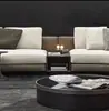 Sofá Daniels Minimalista Italiano Sala de Estar 2025 Estilo Nuevo Villa Sofá de Esquina Grande Plano Tela Diseñador