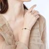 Pulsera redonda de acero de titanio con proyección de pareja, gran oferta de AliExpress, para hombre y mujer, pulsera con foto personalizada en 100 idiomas.