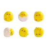Micro-paisaje creativo lindo cáscara de huevo pollo lindo decoraciones DIY accesorios coche mini adornos pequeños de escritorio