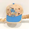 Gorra de Béisbol Infantil con Estampado de Dinosaurios de Dibujos Animados para Niños y Niñas, Gorra con Visera para Protección Solar de Primavera y Verano con Ala Ancha para Niñas Pequeñas
