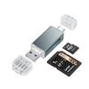 Em estoque six-in-one multi-função leitor de cartão câmera de computador SDTF/U disco para Android tipo-c Apple telefone móvel