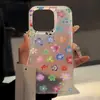 Aplicável ao Apple 17Pro Cor Florzinha Pequena Capa de Celular iPhone 16 Promax Novo 15 Nicho 14 Simples 13