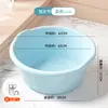 Tina de Lavar de Plástico Extra Grande para Uso Doméstico, Uso en Dormitorio, Tina para Baño de Pies, Engrosada y Duradera, Adecuada para Baño de Bebés