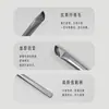 Pincel para Delineador Curvo Transfronterizo, Cabeza Plana Angular Ultra Fina, Pincel Fino para Cejas, Pincel de Detalle, Venta al por Mayor de Pinceles de Maquillaje