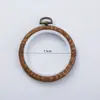 Nuevo bordado vintage de 21 cm de imitación de madera, elástico, para manualidades, bordado hecho a mano, punto de cruz, herramienta auxiliar para decoración del hogar, pintura colgante
