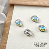 Internet Celebrante Novo Cristal Broca Coringa Super Flash Irregular Quadrado Gota de Água Forma Pilha Broca Nail Art Jóias ZS2810