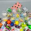 Gashapon Semicolorido de 75 mm Surtido Sorpresa Transparente 75 Bolas de Gashapon Huevo Sorpresa Creativo Infantil Regalo Recompensa de Gashapon