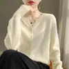Suéter cárdigan para mujer, estilo nuevo, popular este año, chaqueta de principios de primavera, chaqueta corta de punto negro
