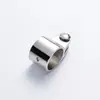 Luva Deslizante de Aço Inoxidável Marinho 316, Luva Deslizante Polida Espelhada, Conector de Fixação de Toldo de Iate, Luva Deslizante Marinha
