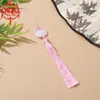 Colgante de borla de loto de jade blanco de doble cara, Adorno colgante de borla vertical, Accesorios decorativos antiguos, Venta al por mayor desde el fabricante