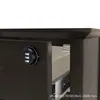Cerradura de Contraseña para Gabinete, Cerradura Triple para Cajón de Escritorio de Oficina, Cerradura de Contraseña Digital Mecánica para Archivador, Cerradura Frontal de Varilla Larga de Tres Eslabones