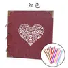 Directo de Fábrica Papel Kraft Vintage DIY Anillo de Hierro Álbum de Fotos Pegado a Mano Álbum con Anillo de Hierro Polaroid Traje Venta al por Mayor