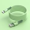 Cable de datos ligero de silicona líquida para teléfonos móviles Apple, Android, tipo C, Huawei y Xiaomi, cable de carga súper rápida.