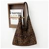 Bolso Grande de Leopardo para Mujer, Bolso de Hombro Versátil Nueva Moda 2026, Bolso Tote Casual Retro Clásico para Viajes