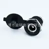 Enchufe Hembra de Alimentación DC Vertical Tipo Roscado DC-022D con Tuerca, Alta Corriente, Pin para Soldar, Pin de 2.1