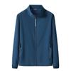 Ropa de Seda de Hielo para Hombre Verano Cuello Vertical Abrigo Delgado Top Exterior Talla Grande Ropa de Hombre Ropa para la Piel para Hombre