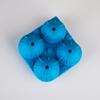 Molde de silicona para hockey sobre hielo, 4 cubos de hielo, whisky, hockey sobre hielo, molde de silicona redondo de 6 agujeros, venta al por mayor