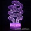 Lâmpada de mesa 3D série abstrata de câmera exclusiva transfronteiriça, luz noturna LED sensível ao toque, USB colorido, lâmpadas de presente criativas