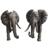 Escultura de Elefante de Cobre Puro Atacado Longo 80 1m Elefante de Cobre Fundido Ornamentos Fábrica de Produção Hebei Heng Shifa Escultura em Cobre