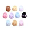 Pantuflas de Cerdito Lindas Dibujos Animados DIY Joyería Pequeña Pegamento Crema Accesorios Horquilla Agujero Zapatos Hebilla Resina Decorativa con X20