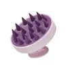 Cepillo de Silicona para Champú Transfronterizo de Amazon para Uso en Casa, Peine Masajeador Multifuncional, Limpieza del Cuero Cabelludo, Baño, Lavado de Cabello y Herramienta para Rascar la Cabeza