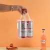 Bolso Transparente Bolsa de Cerveza de PE Bolsa Lista para Empaque de Té de Leche Bolsa para Joyería Bolsa para Bebidas Translúcida Engrosada con LOGOTIPO Imprimible
