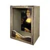 Mona Lisa Arranhador para Gatos Casa de Gato Porta-Retrato Vintage Porta-Retrato 3D Pintura a Óleo Casa de Gato Arranhador de Papelão