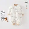 Saco de dormir para bebé Primavera y Otoño Manta Antipatadas con Capa de Aire y Relleno de Algodón Estilo Ropa de Casa para Niños Clase A Algodón Puro