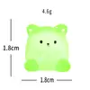 Figuras de Oso Miniatura Lindas que Brillan en la Oscuridad, Accesorios para Decoración de Jardín DIY, Mini Adornos de Musgo